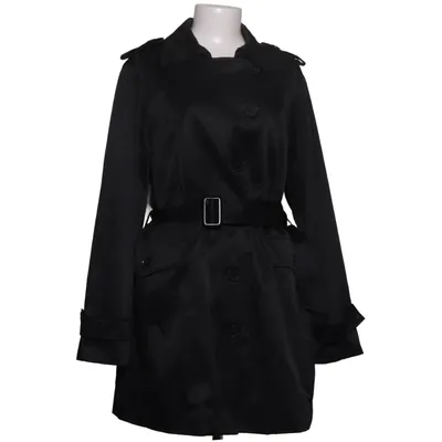 Trench-coat (Noir) de Junarose Coton, Polyester