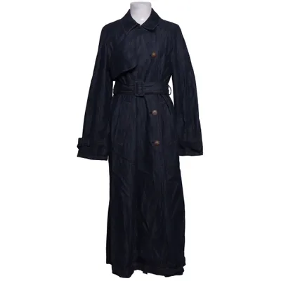 Trenchcoat (Blauw) van Riani Katoen, Polyester, Wol