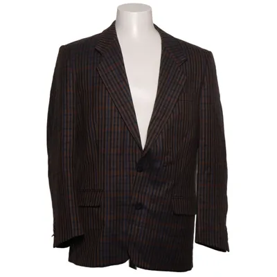 Blazer (Bruin, Blauw) van Wess Viscose, Wol