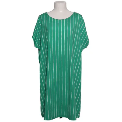 Robe (Vert, Blanc) de Plus Size Élasthane, Polyester
