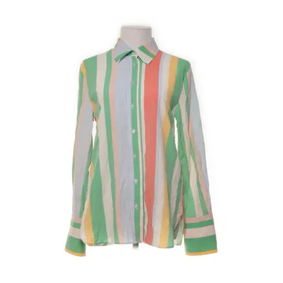 Shirt (Green, Blue) from Gina Tricot Polyester, Viscose