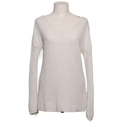Tröja (Vit, Svart) från Bershka Knitwear Akryl, Bomull