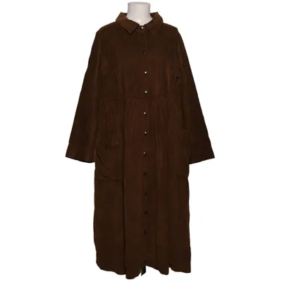 Robe chemise (Marron) de McVerdi Coton