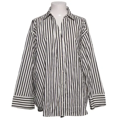 Skjorta (Vit, Svart) från Lindex Bomull