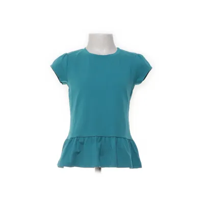 Peplum top (Blue) from Lamino Cotton, Elastane