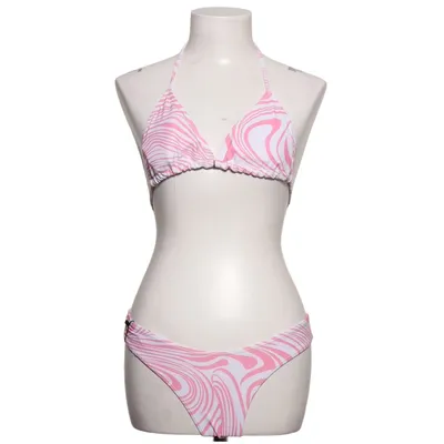 Bikini (Pink, Hvid, Flerfarvet) Elastan, Polyester