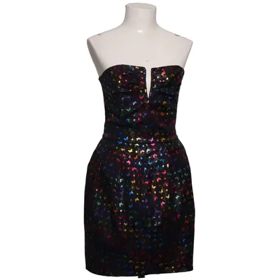 Cocktailkjole (Sort, Flerfarvet) fra Goddess London Bomuld, Elastan, Polyester