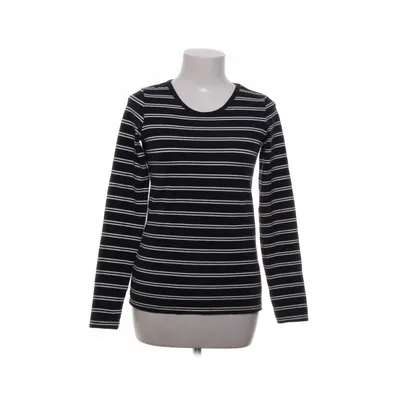 Langærmet t-shirt (Blå, Hvid) fra Chaps Bomuld, Elastan