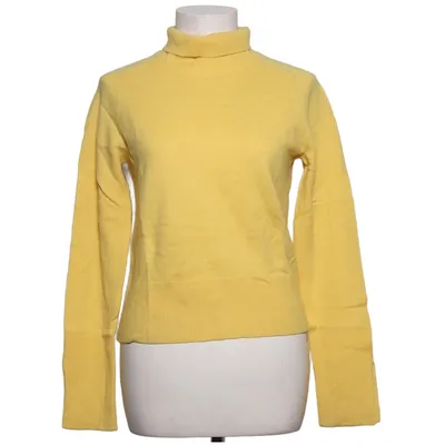 Pul à col roulé (Jaune) de Massimo Dutti Cachemire, Laine