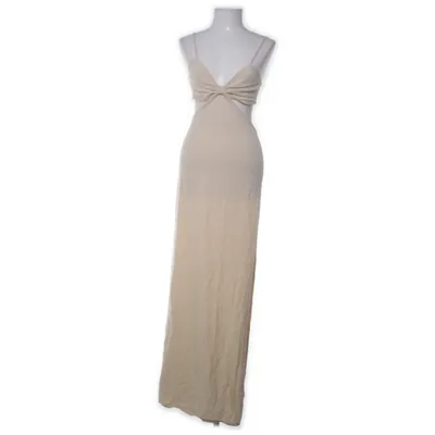 Långklänning (Beige) från Romee Strijd x NA-KD Akryl, Polyester