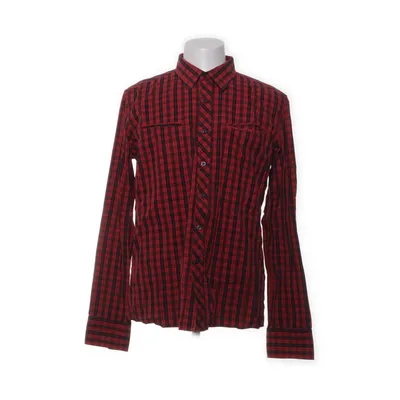 Flanellskjorta (Röd, Svart) från A-dam Bomull