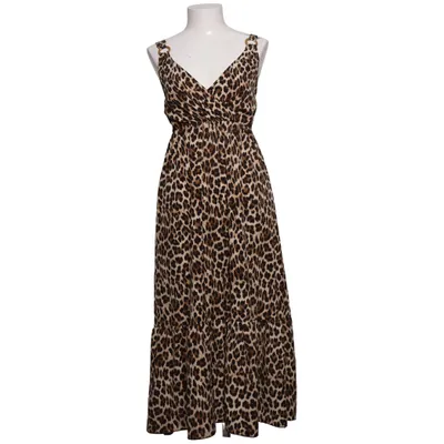 Maxi jurk (Bruin, Zwart) van Made in italy Elastaan, Polyester