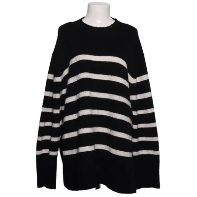 Mammatröja (Svart, Vit) från H&M Mama Akryl, Elastan, Polyester, Ull