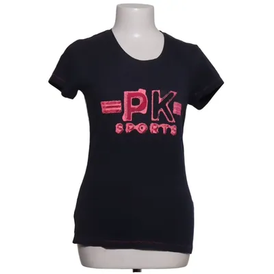 T-shirt (Blauw, Roze) van P.K Sports Katoen, Elastaan