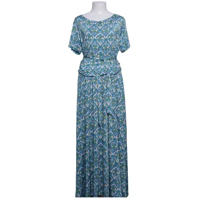 Wrap dress (Blue, Green, White) from Onjenu Elastane, Polyester