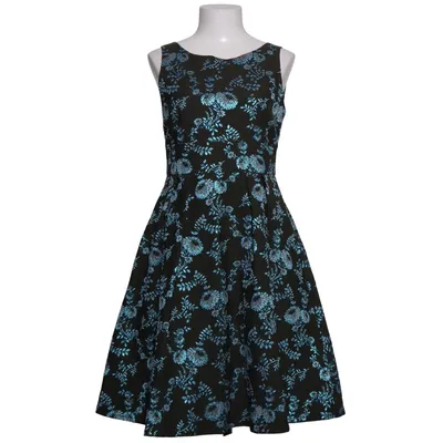 Kleid (Grün, Blau) von Maria Westerlind Metallfaser, Polyamid, Polyester