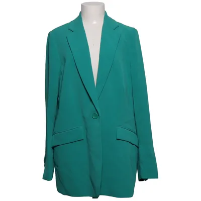 Blazer (Green) from Selection by Ulla Popken Acetate, Polyester, Viscose