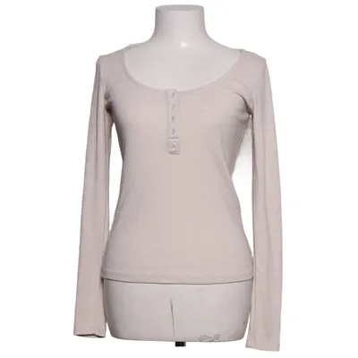 Henley shirt (Button Rib Top) van DiLara x NA-KD Elastaan, Polyester, Viscose