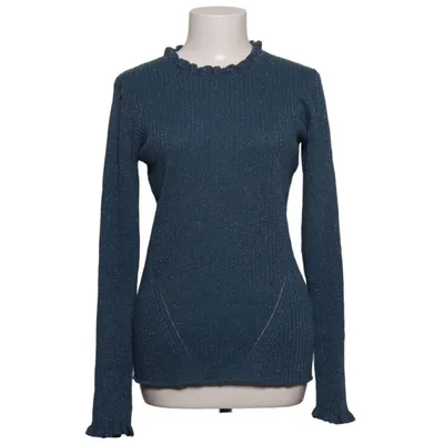 Top (Blauw) van Soaked in Luxury Katoen, Metallvezel