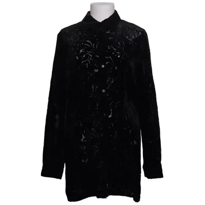 Bluse (Sort) fra August Silk Nylon, Viscose