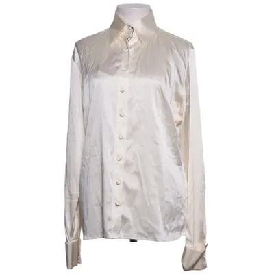 Bluse (Weiß) von Qristina of Sweden Seide