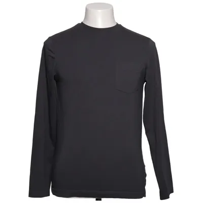 Langærmet t-shirt (Grå) fra H&M Bomuld, Elastan, Polyester