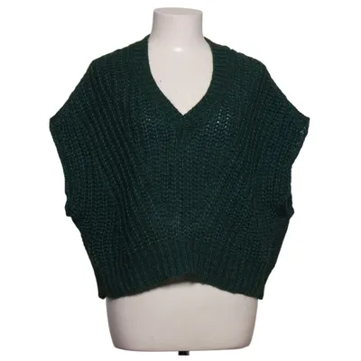 Slipover (Green, Blue) from Alma Deia Alpaca wool, Cotton, Merino wool