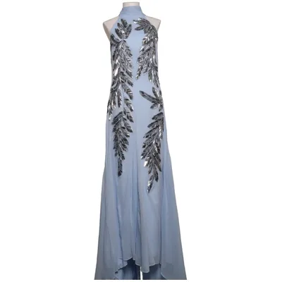 Avondjurk (Blauw, Zilver) van Karen Millen Polyester