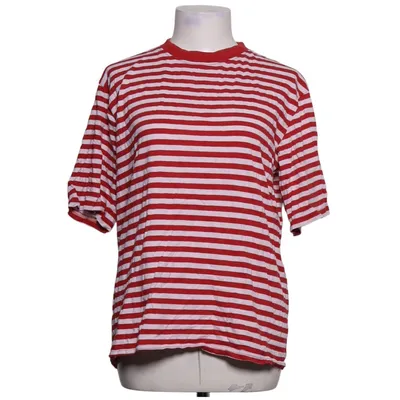 T-shirt (Rood, Wit) van Fries Katoen