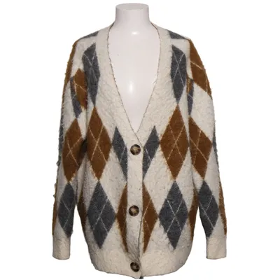 Kofta (Vit, Grå, Brun) från Pringle of Scotland x H&M Akryl, Alpackaull, Polyamid, Polyester