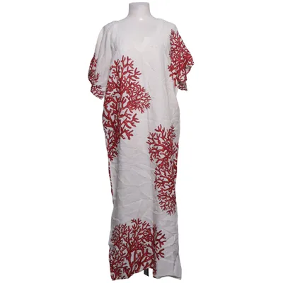 Kaftan (Weiß, Rot, Mehrfarbig) von Maryan Mehlhorn Leinen