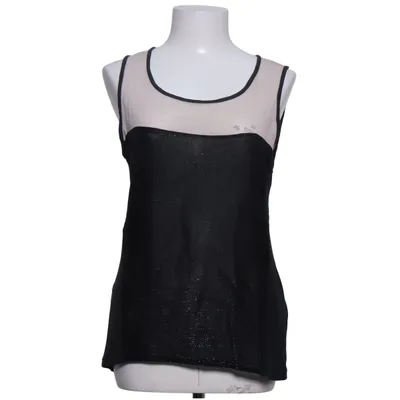 Top (Black, Beige) from Atos Lombardini Modal, Polyester, Viscose