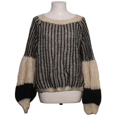 Tröja (Svart, Beige) från Noella Mohair, Polyamid, Ull