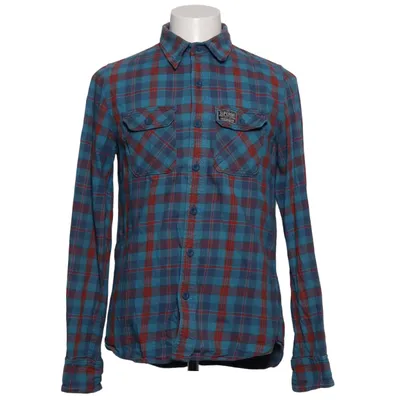 Flannel shirt (Blue, Red) from Superdry Cotton
