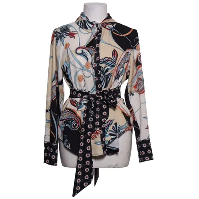 Shirt (Black, Beige, Multicolored) from Nostalgia Elastane, Polyester