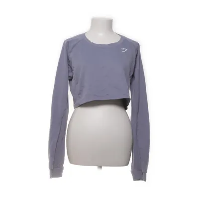 Crop top (Blå) från Gymshark Bomull, Elastan, Polyester