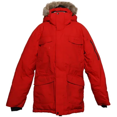 Parkas (Röd) från Everest Dun, Fjädrar, Polyamid