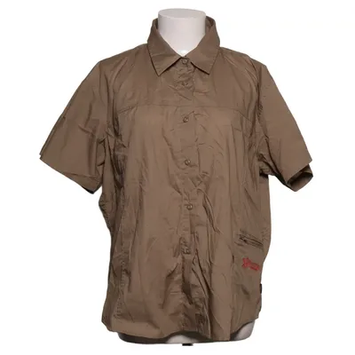 Korte mouwen shirt (Beige) van Adventure Katoen, Polyester