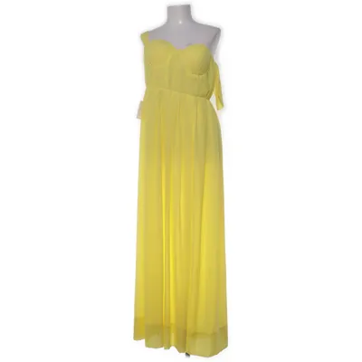 Evening gown (Yellow) from Miss Circle Polyester, Elastane