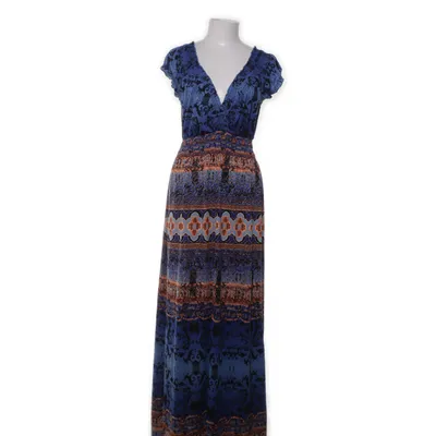 Maxi dress (Blue, Multicolored) from Stella Morgan Elastane, Polyester
