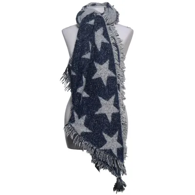Scarf (Blue, Gray) from 4 You Polyester
