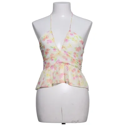 Haut dos-nu (Blanc, Multicolore) de Bershka Polyester