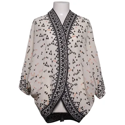 Kimono (Wit, Zwart, Meerkleurig) van Ecote Elastaan, Polyester