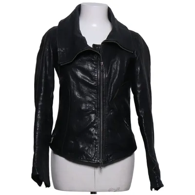 Bikerjacka (Svart) från Jilani Collection Skinn, Polyester