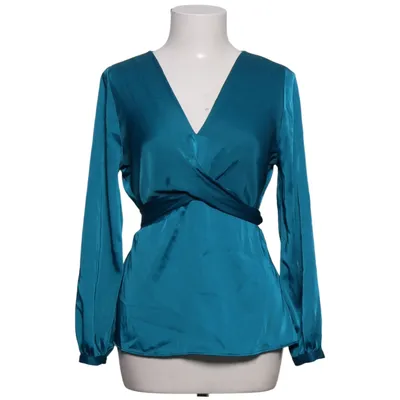 Wikkelblouse (Blauw) van River Island Petite Elastaan, Polyester