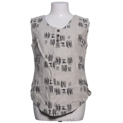 Top (Beige, Black) from Ann Linderhjelm Linen
