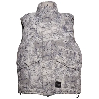 Gilet d'extérieur (Blanc, Gris, Bleu) de Koton Casual Polyester