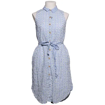 Robe de plage (Bleu, Blanc) de Anthropologie Coton, Modal