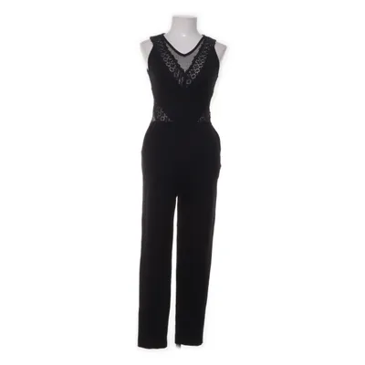 Jumpsuit (Black) from French Connection Cotton, Elastane, Polyamide, Polyester, Viscose