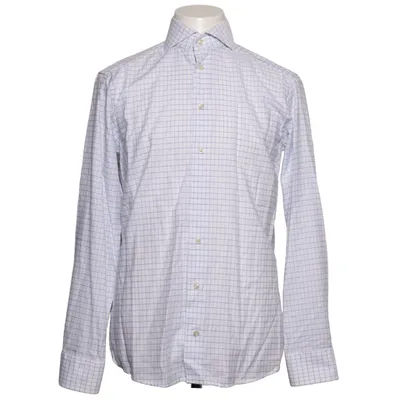 Chemise (Blanc, Bleu) de Eton Coton
